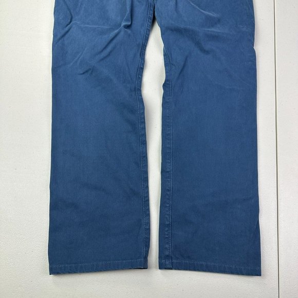 Adriano Goldschmied The Everett Slim Straight Blue Houndstooth Pants 32x30 - Picture 3 of 11